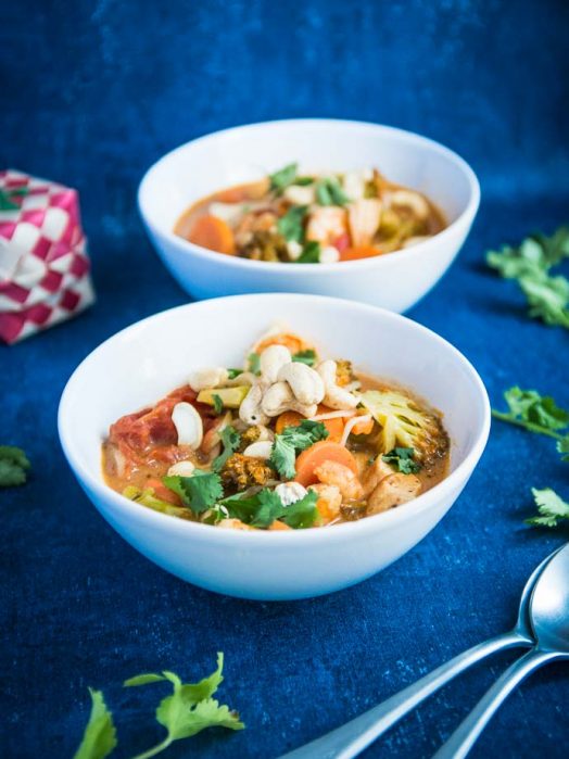 Tom Yam Kung Soupe Tha E Aux Crevettes Pic Es Recette Ig Bas